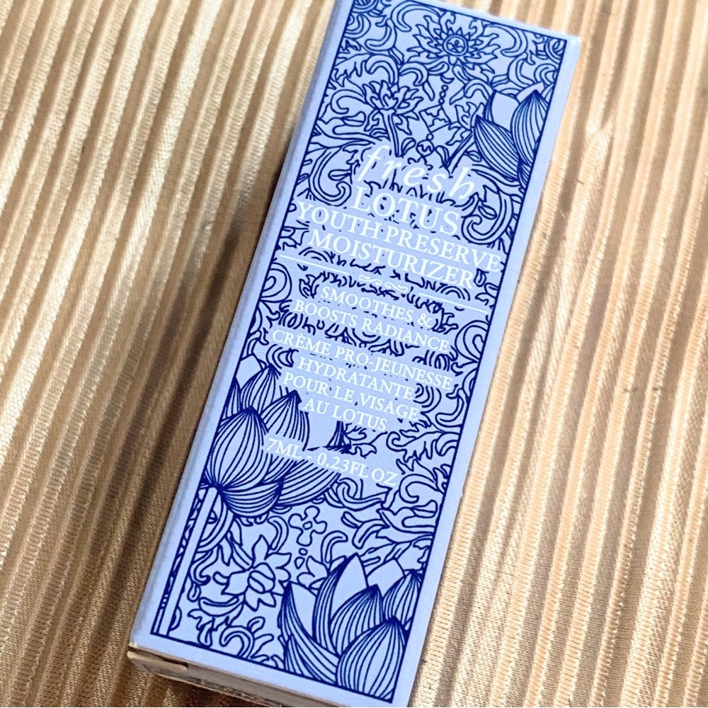 FRESH Lotus Youth Preserve Face Moisturizer .23oz / 7ml Travel Size